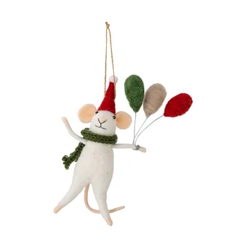 Suspension pour sapin en laine Peo - Blanc - Bloomingville