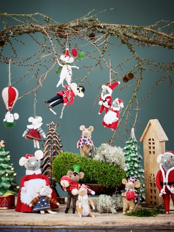 Suspension pour sapin en laine Peo - Blanc - Bloomingville