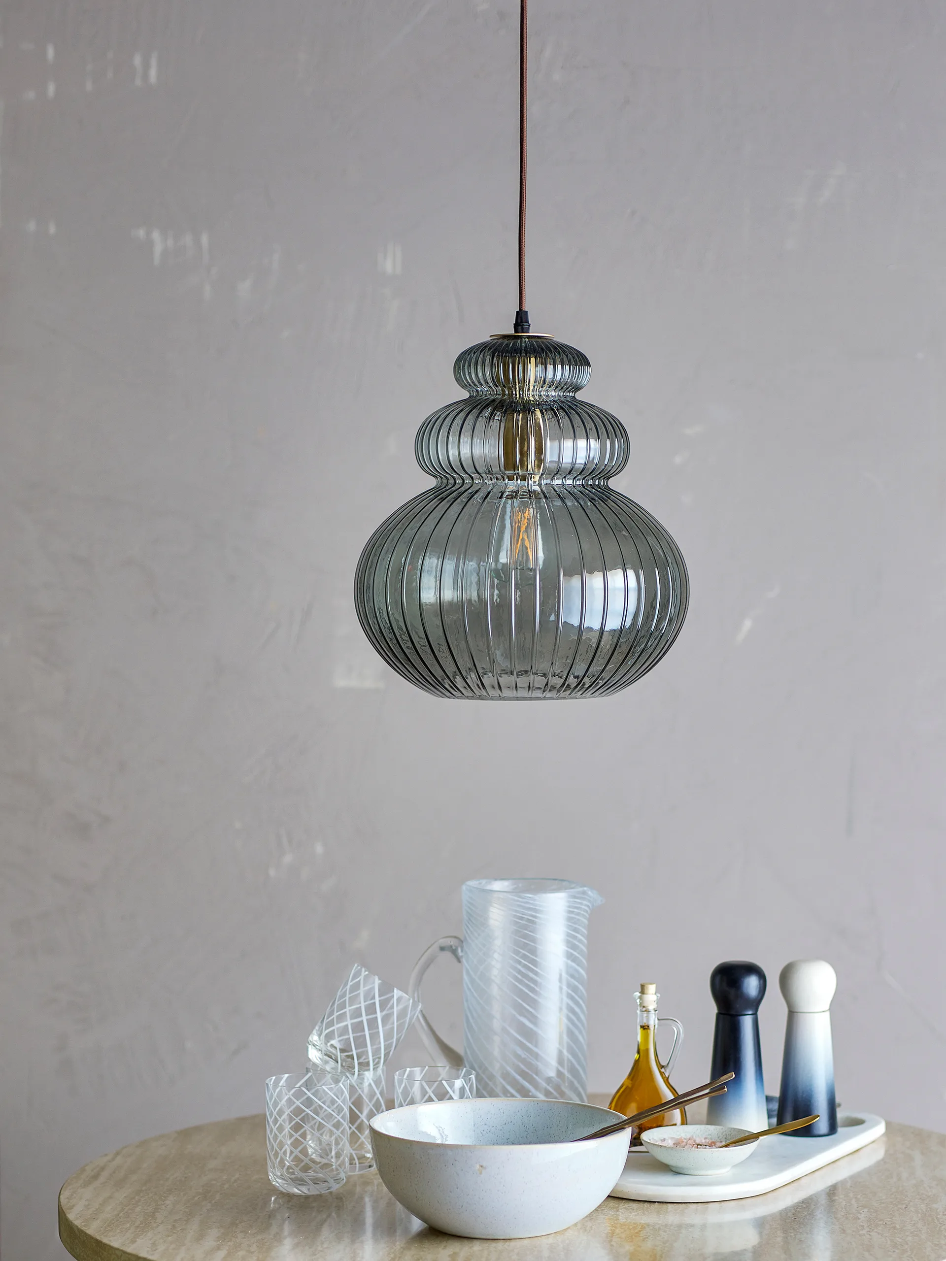 Suspension Sybia Ø31,5 cm, Gris Bloomingville