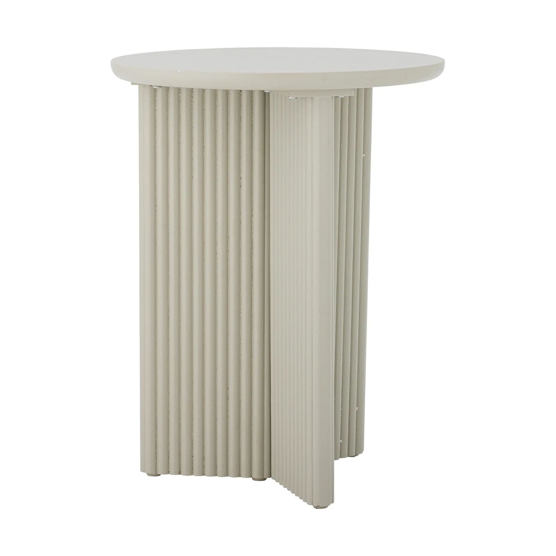 Table d’appoint Edith Ø40 cm, Blanc Bloomingville