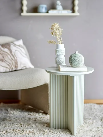 Table d’appoint Edith Ø40 cm - Blanc - Bloomingville