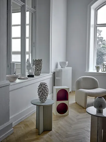 Table d’appoint Edith Ø40 cm - Blanc - Bloomingville