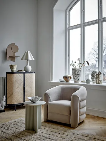 Table d’appoint Edith Ø40 cm - Blanc - Bloomingville