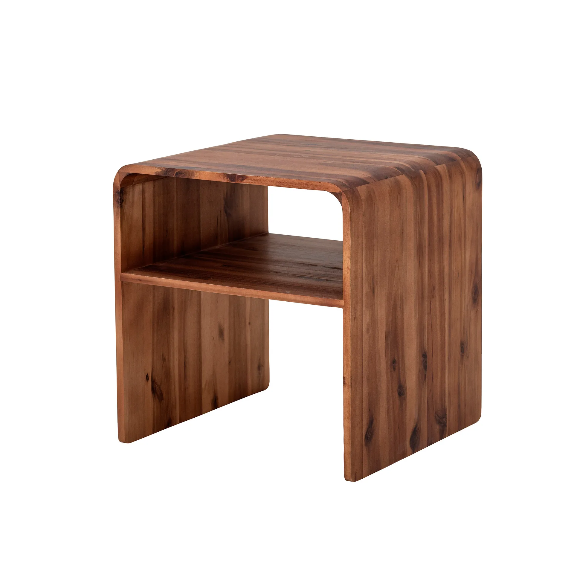 Table d’appoint Hassel acacia, Marron Bloomingville