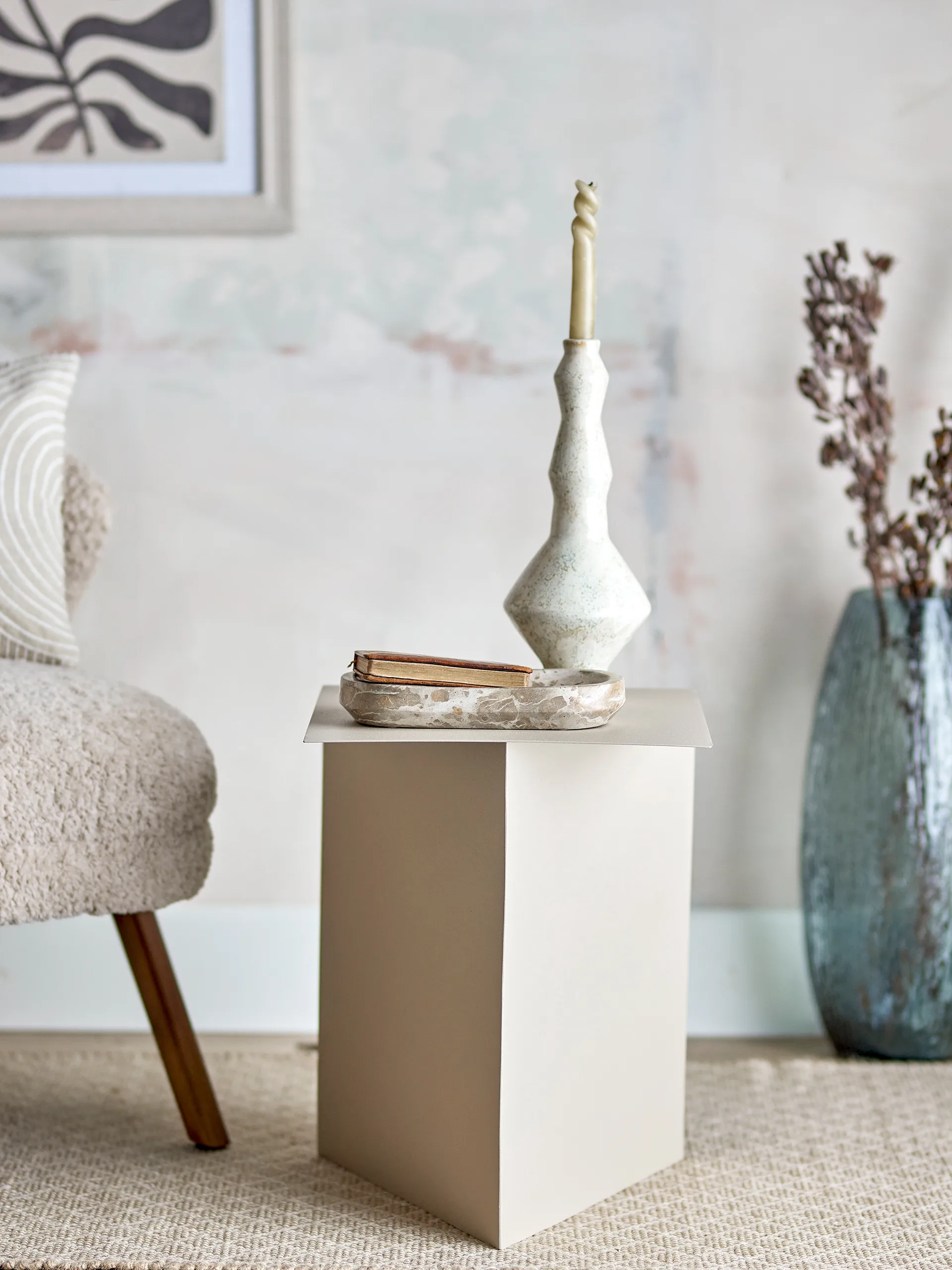 Table d’appoint Tasha 35x45 cm, Naturel Bloomingville