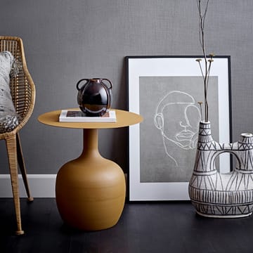 Tableau avec visage Bloomingville 52x72 cm - Cadre noir - Bloomingville