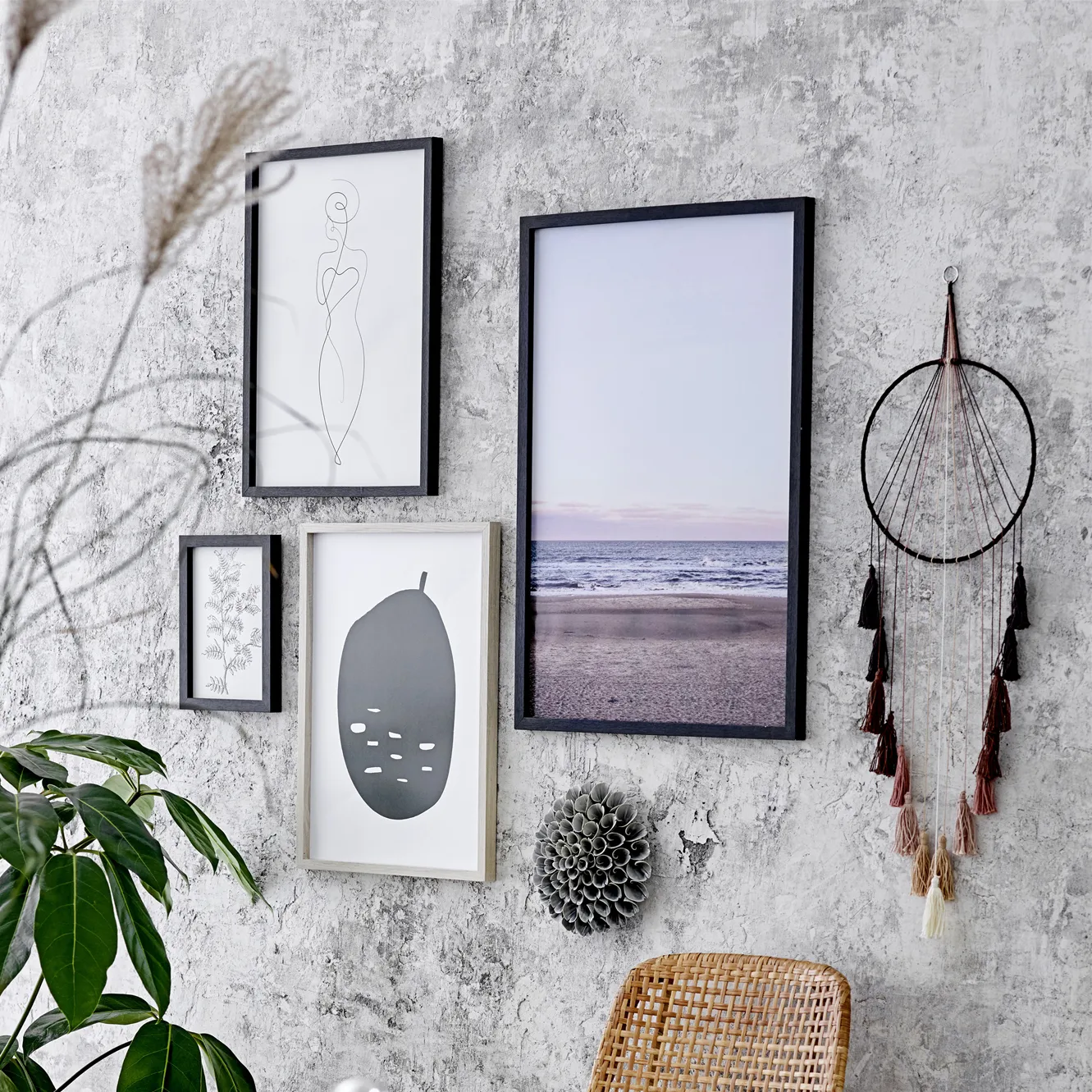 Tableau Bloomingville 45x35 cm, Naturel Bloomingville