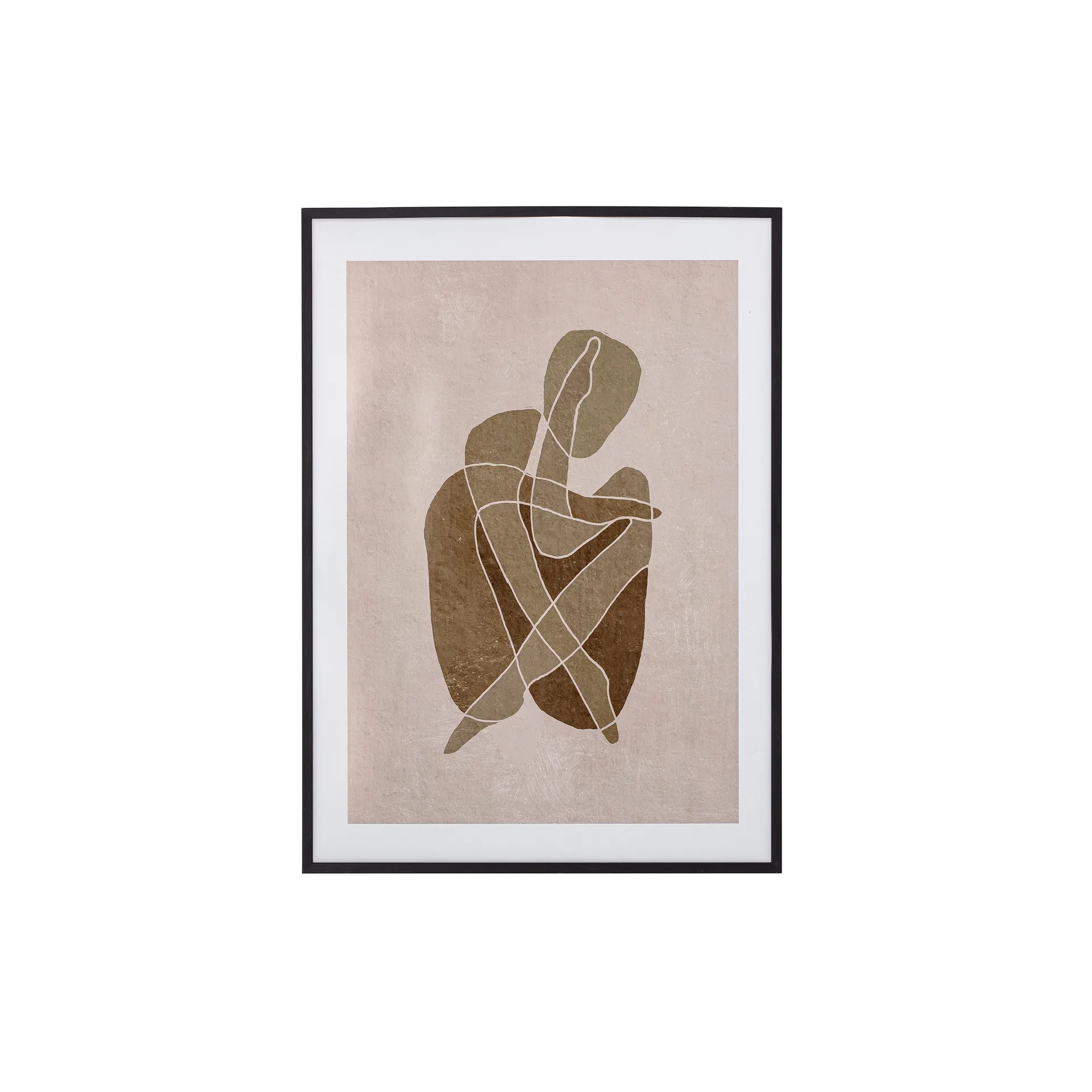 Tableau Chika, cadre noir, 52x72 cm Bloomingville