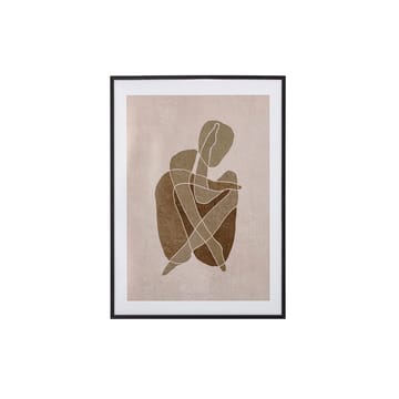 Tableau Chika, cadre noir - 52x72 cm - Bloomingville