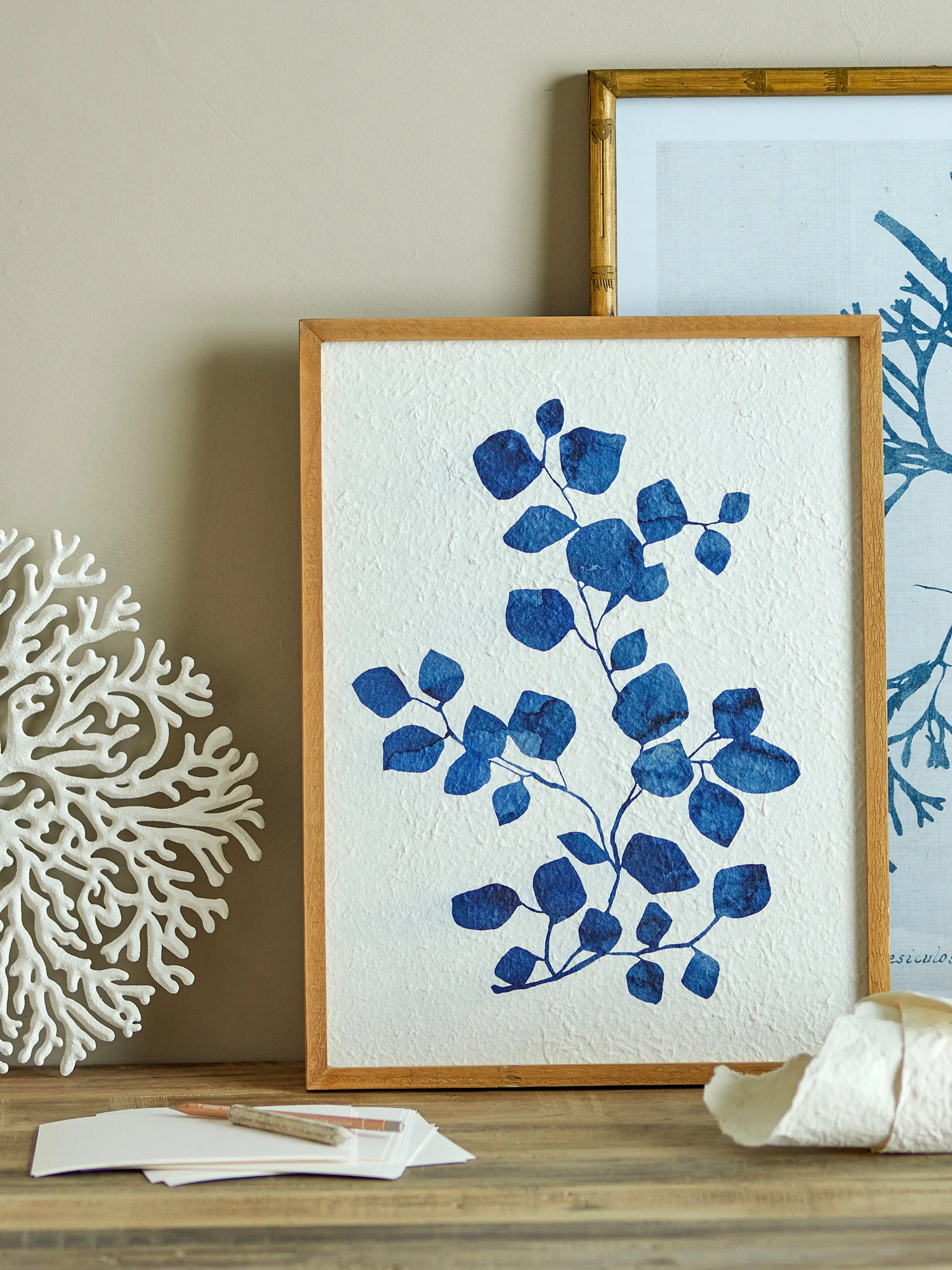 Tableau Gunnvor 40,5x53,5 cm, Cadre en pin Bloomingville