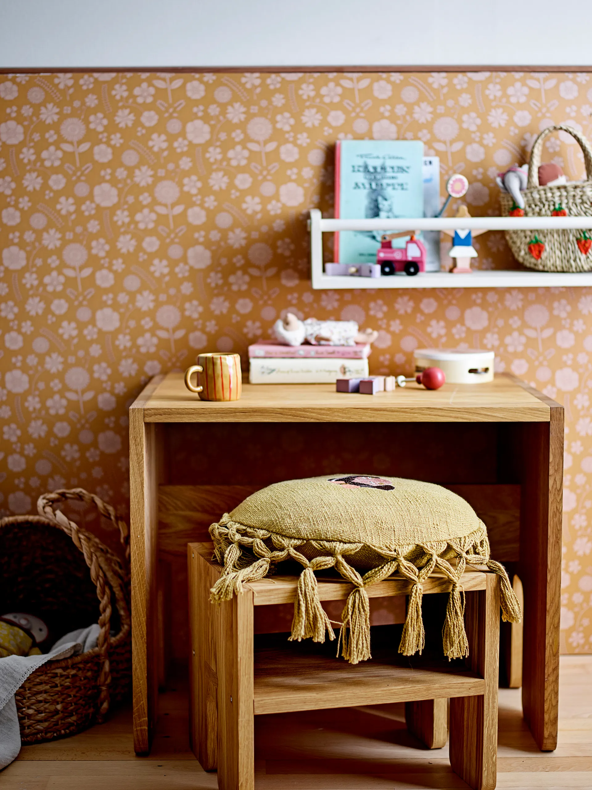 Tabouret Bas 35x30x30 cm, Chêne Bloomingville