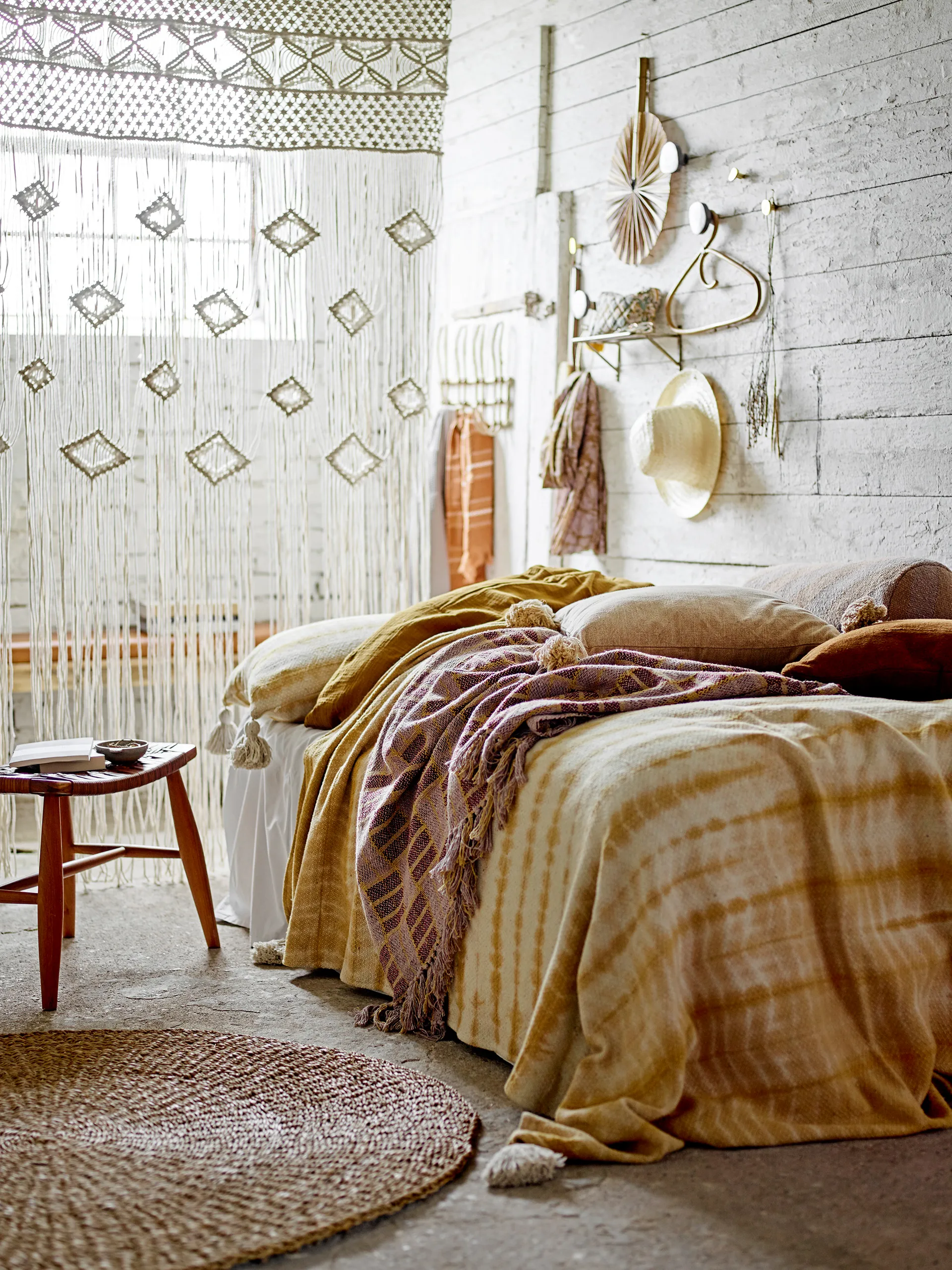 Tabouret Chester 41,5 cm, Marron Bloomingville