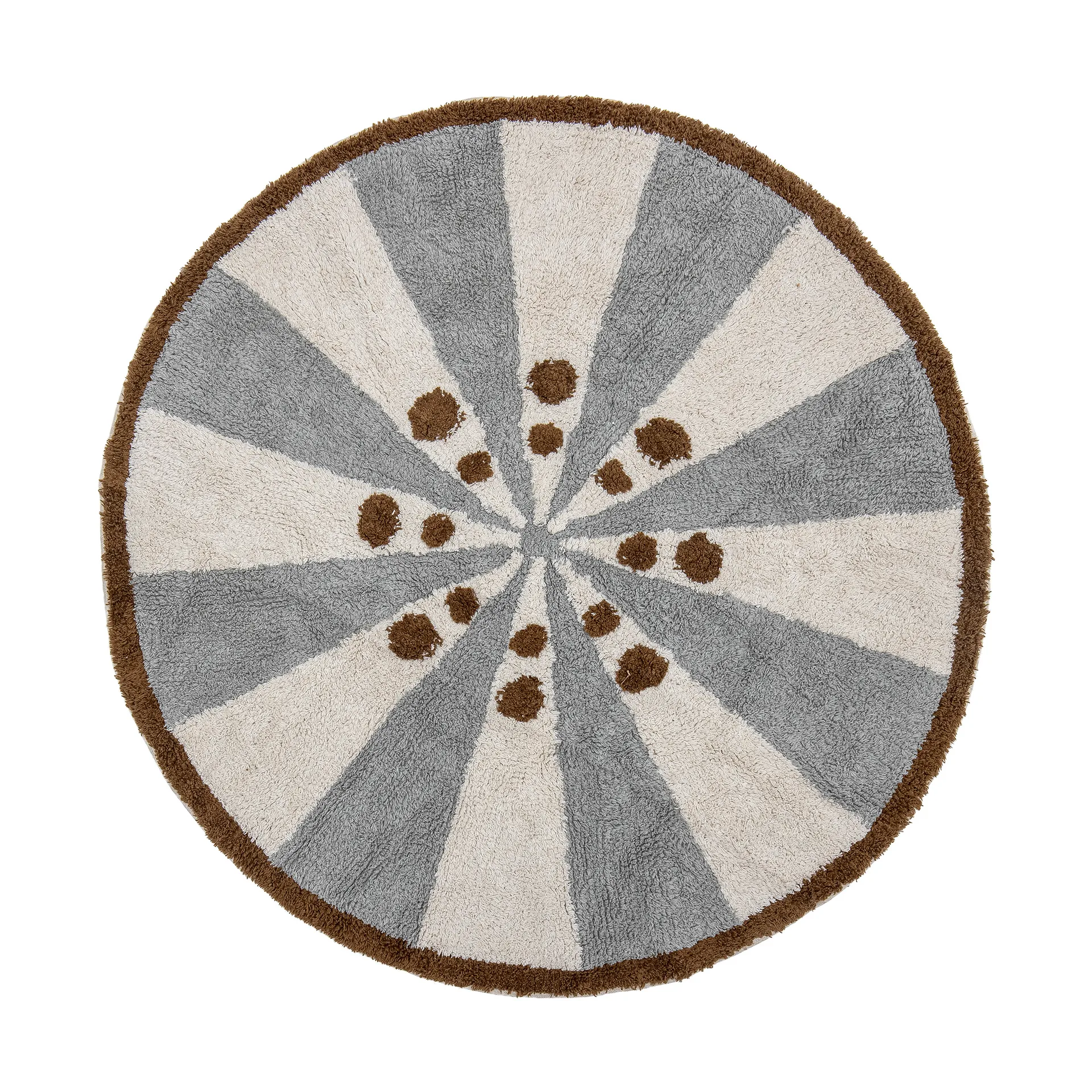 Tapis Anker Ø110 cm, Blue Bloomingville