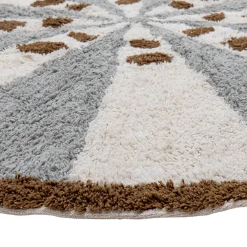 Tapis Anker Ø110 cm - Blue - Bloomingville