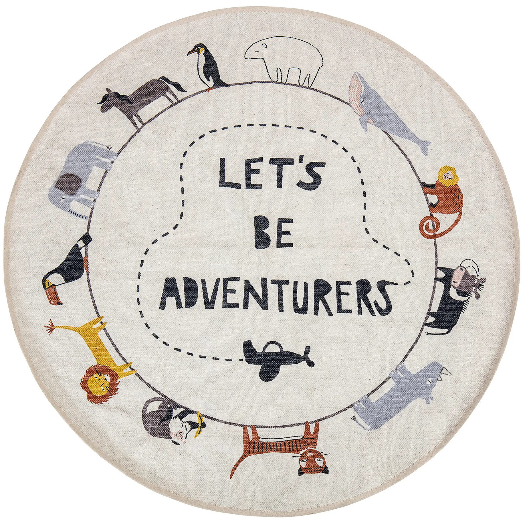 Tapis Bloomingville Ø130cm, Multi Bloomingville