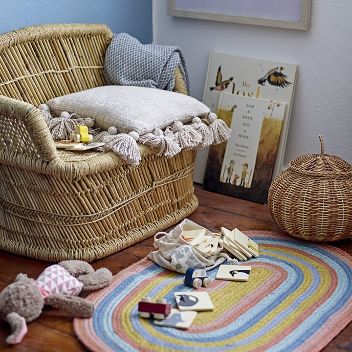 Tapis Bloomingville arc-en-ciel jute, Multi Bloomingville