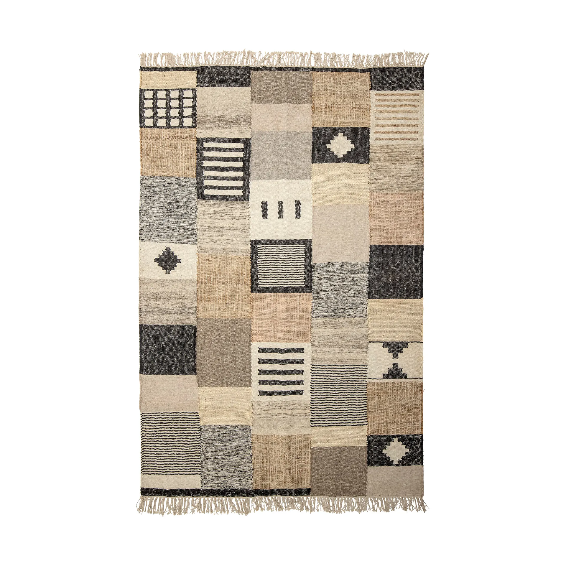 Tapis Cansel 150x245 cm, Laine-jute Bloomingville