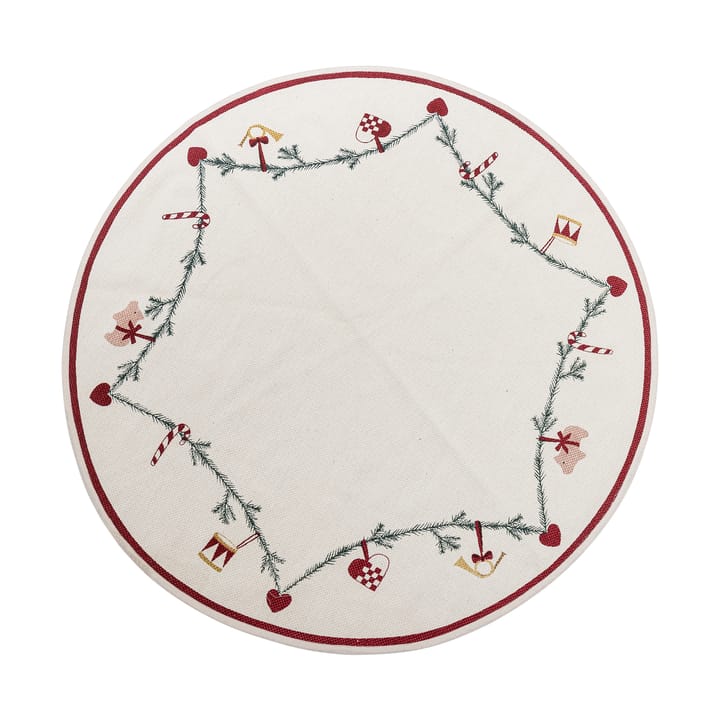 Tapis de sapin Yule Ø110 cm - Rouge - Bloomingville