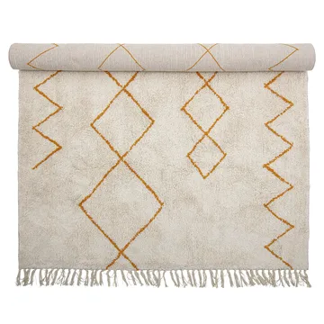 Tapis en coton Bloomingville 140x200 cm - Jaune - Bloomingville
