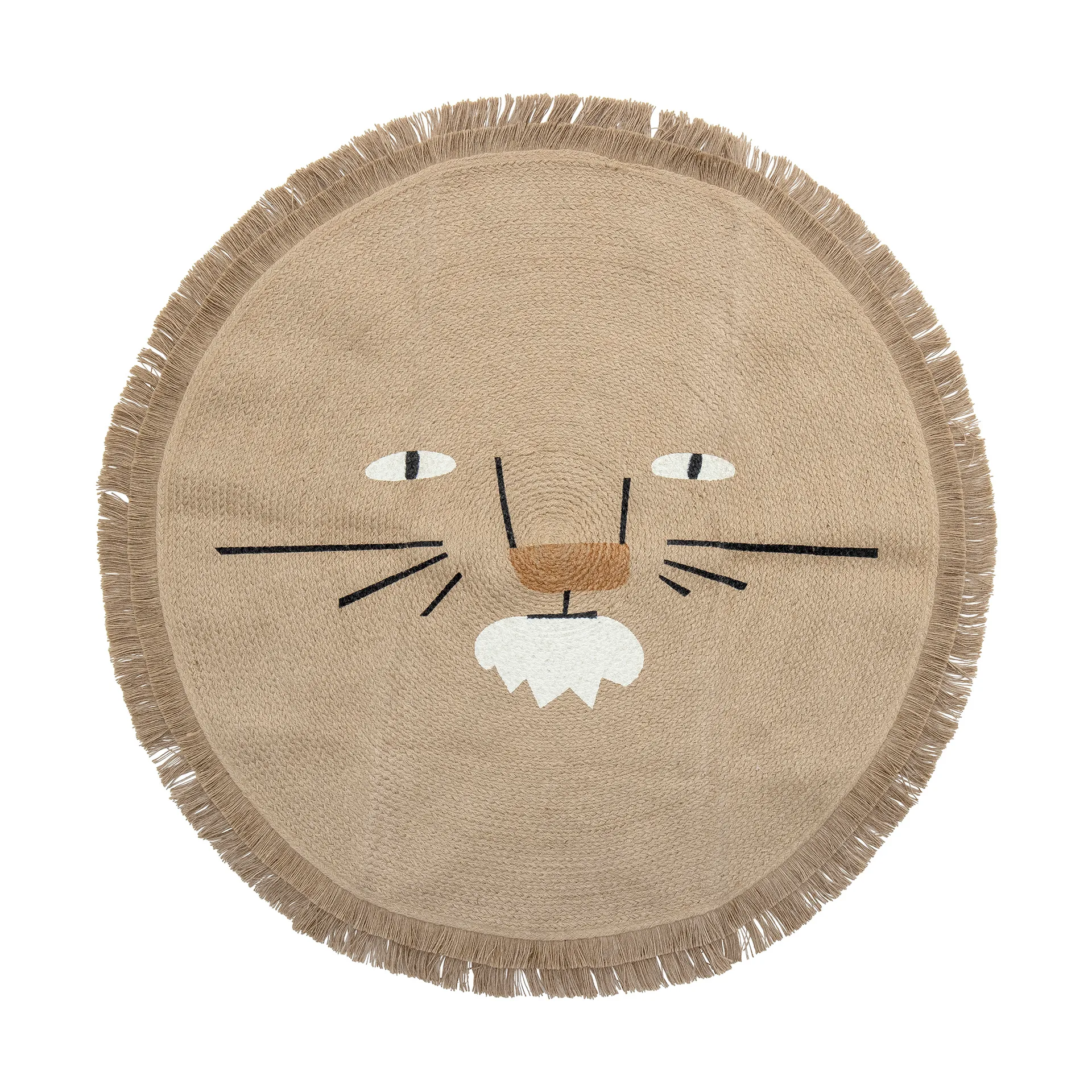 Tapis en jute Harrison Ø100 cm, Lion Bloomingville