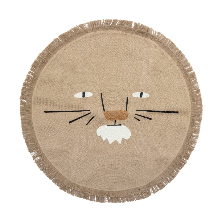 Tapis en jute Harrison Ø100 cm - Lion - Bloomingville