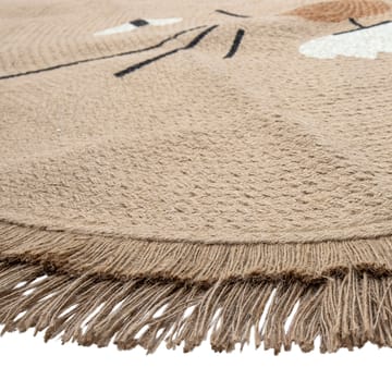 Tapis en jute Harrison Ø100 cm - Lion - Bloomingville