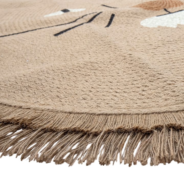 Tapis en jute Harrison Ø100 cm - Lion - Bloomingville