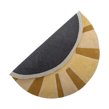 Tapis en laine Sun Ø110 cm - Jaune - Bloomingville
