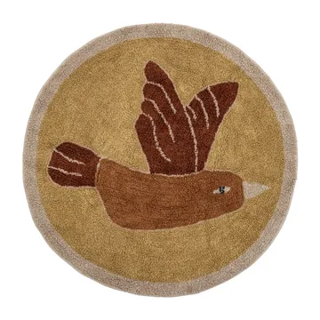 Tapis Milou Ø90 cm - Oiseau - Bloomingville