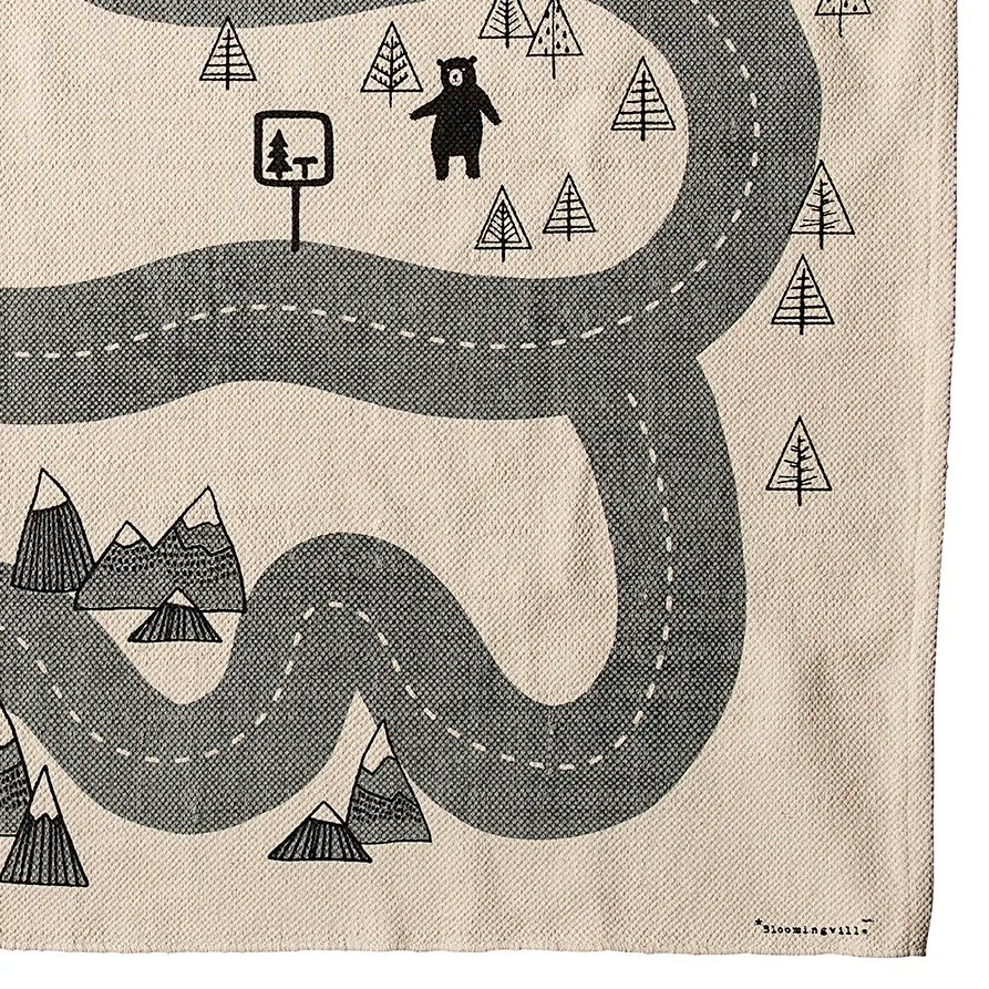 Tapis pour enfant avec circuit Bloomingville, 100x150 cm Bloomingville