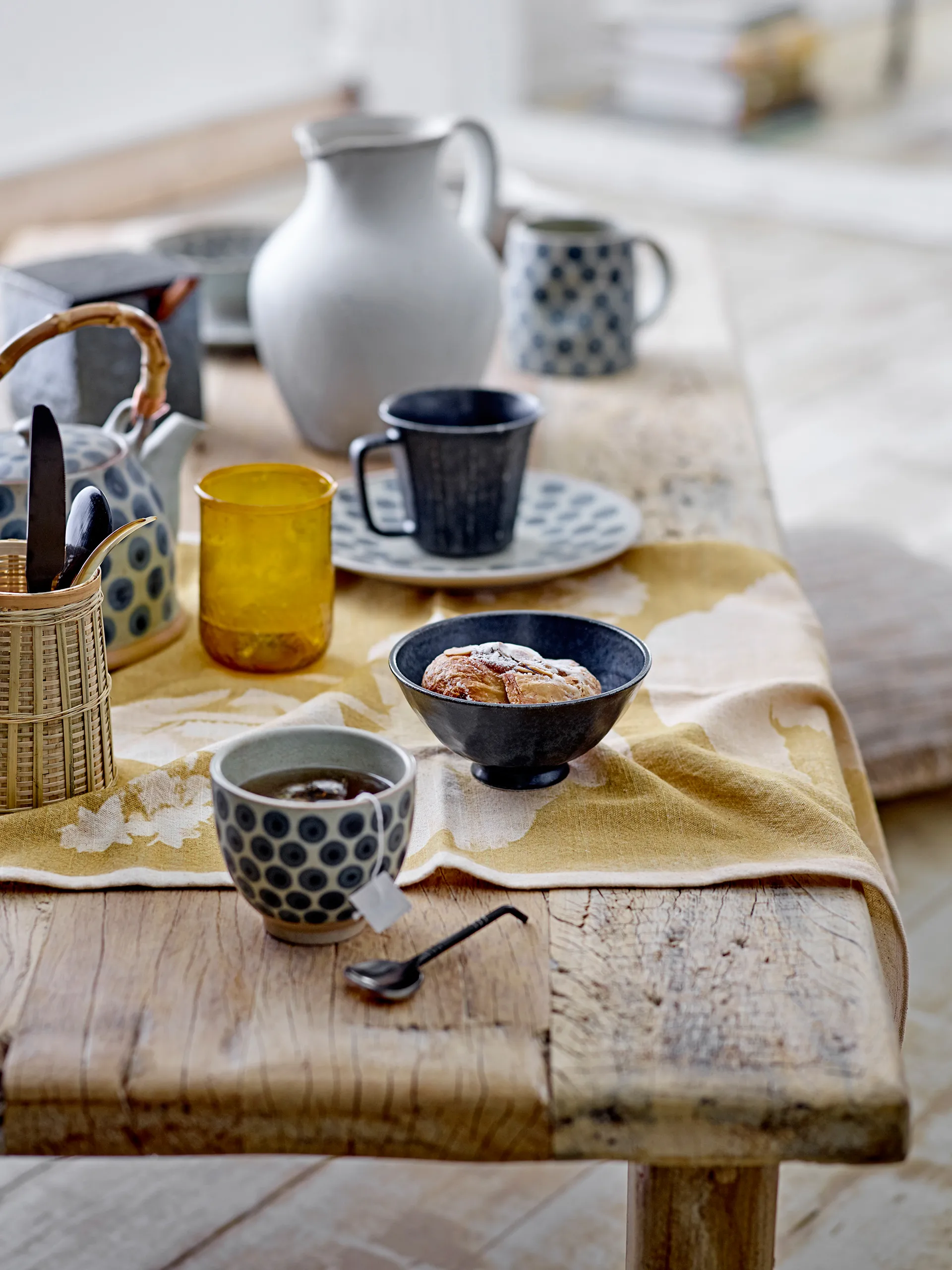 Tasse à café sans anse Tinni 22 cl, Bleu Bloomingville