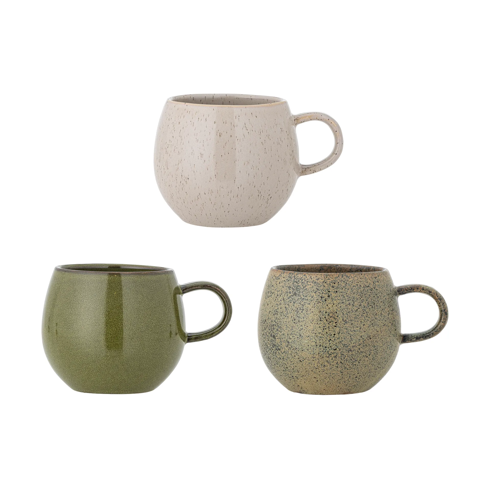 Tasse Addison Lot de 3, Vert Bloomingville