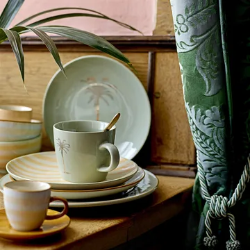 Tasse avec soucoupe Miami 2 pièces 6 cm - Bloomingville