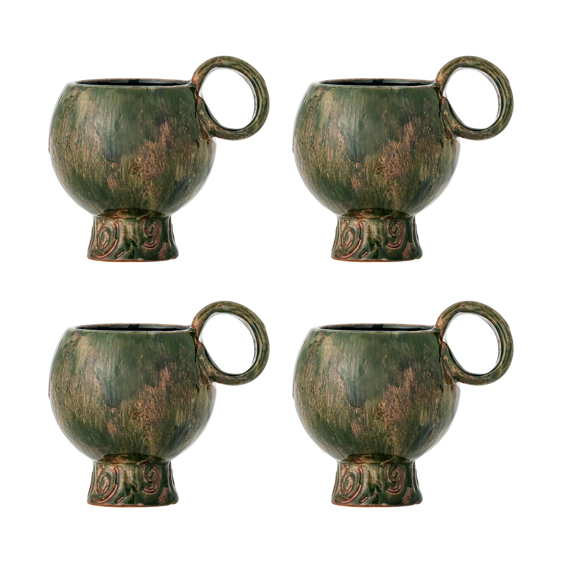Tasse Avonlea, lot de 4, Vert Bloomingville