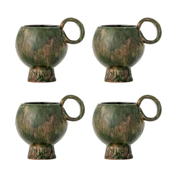 Tasse Avonlea, lot de 4 - Vert - Bloomingville