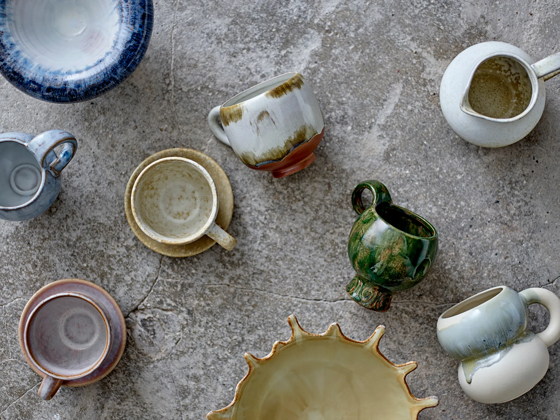 Tasse Avonlea, lot de 4, Vert Bloomingville