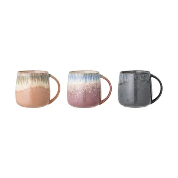 Tasse Cloe 38 cl, 3 pièces - Multi - Bloomingville