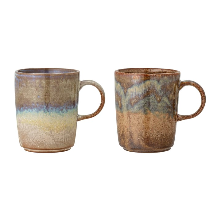 Tasse Dahlia 45 cl Lot de 2 - Marron - Bloomingville