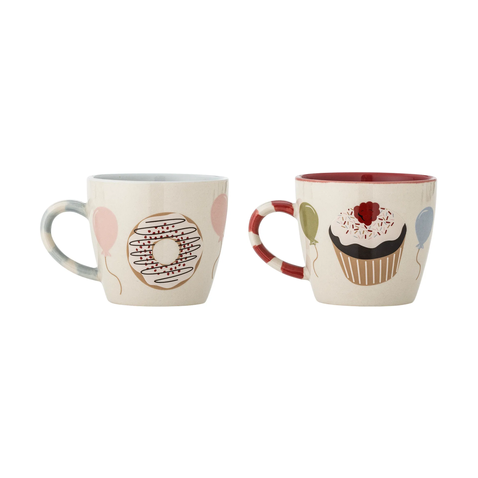 Tasse Darby 20 cl Lot de 2, Rouge Bloomingville