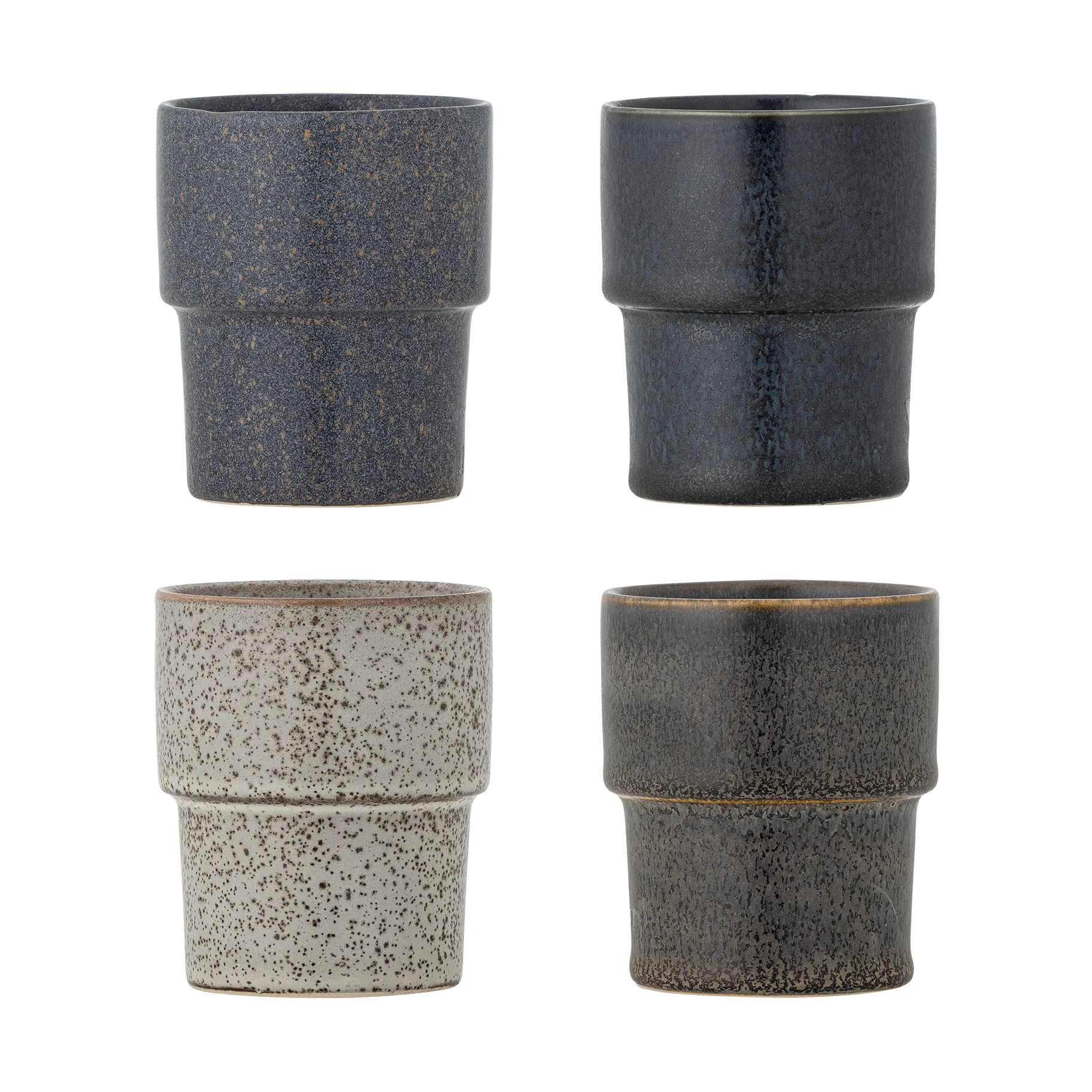 Tasse Ewan, lot de 4, Marron Bloomingville