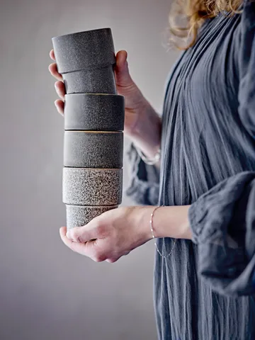 Tasse Ewan, lot de 4 - Marron - Bloomingville