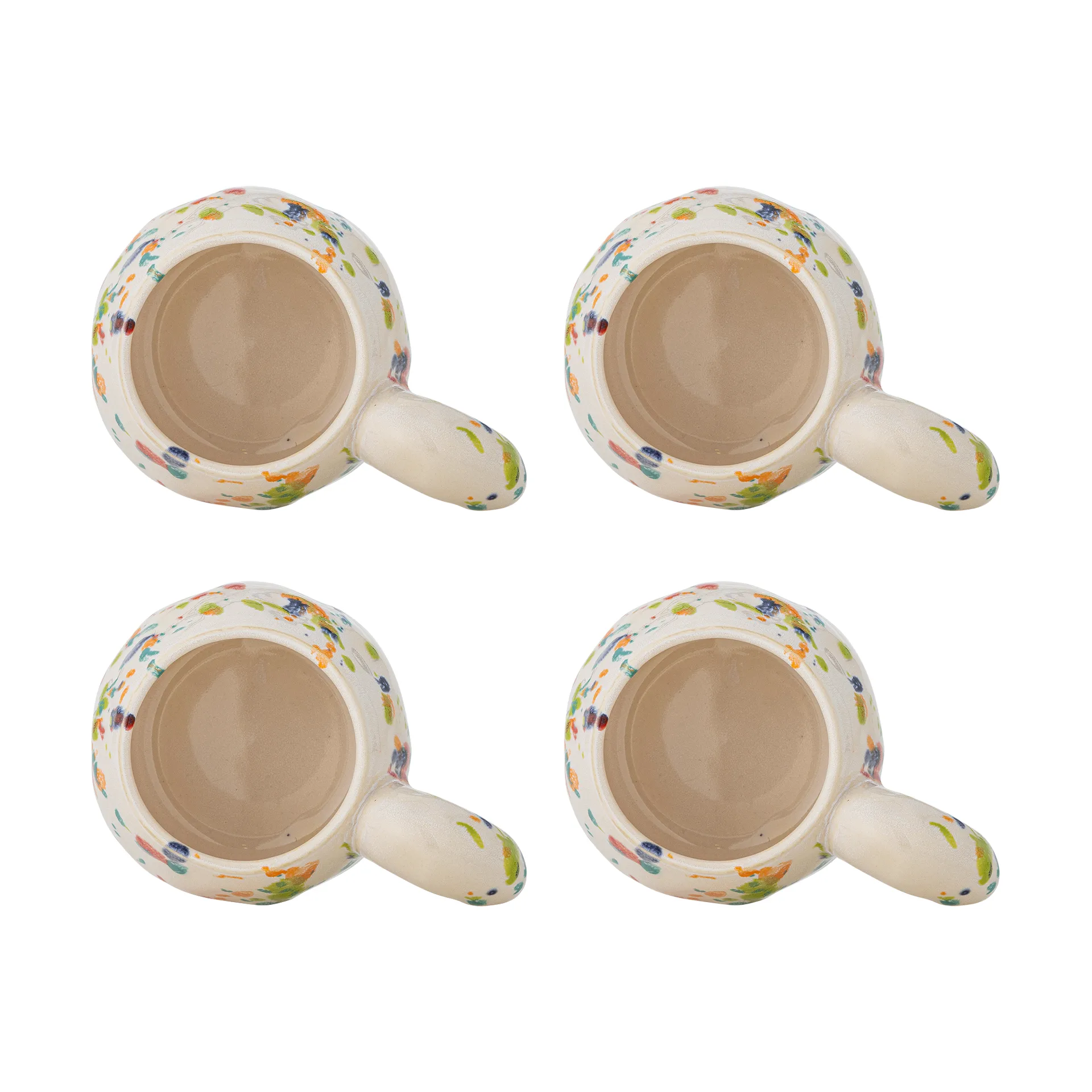 Tasse Freckles, lot de 4, Rouge Bloomingville