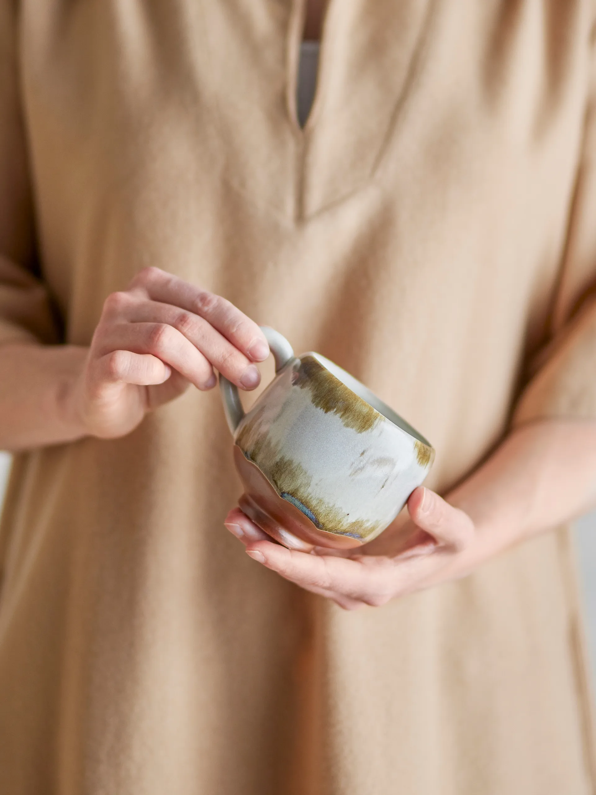 Tasse Jade, lot de 4, Naturel Bloomingville