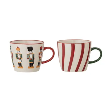 Tasse Jolly Lot de 2 - Multicolore, 30 cl - Bloomingville
