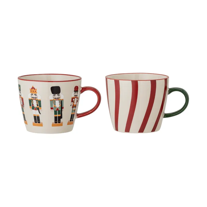 Tasse Jolly Lot de 2 - Multicolore, 30 cl - Bloomingville