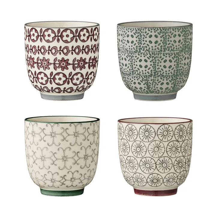 Tasse Karine, 4 pièces 7 cm - Bloomingville