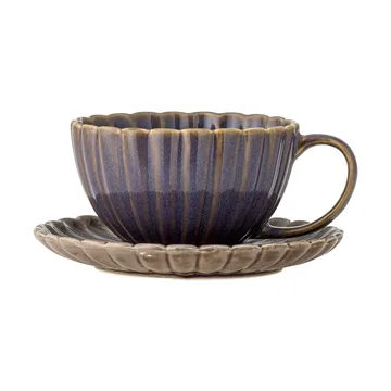 Tasse Latina 22 cl avec soucoupe - Pourpre - Bloomingville