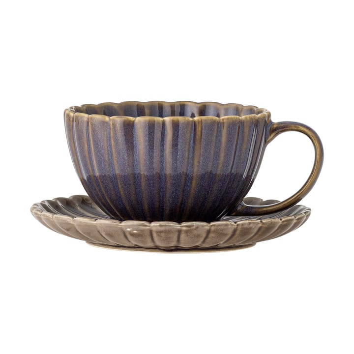 Tasse Latina 22 cl avec soucoupe, Pourpre Bloomingville