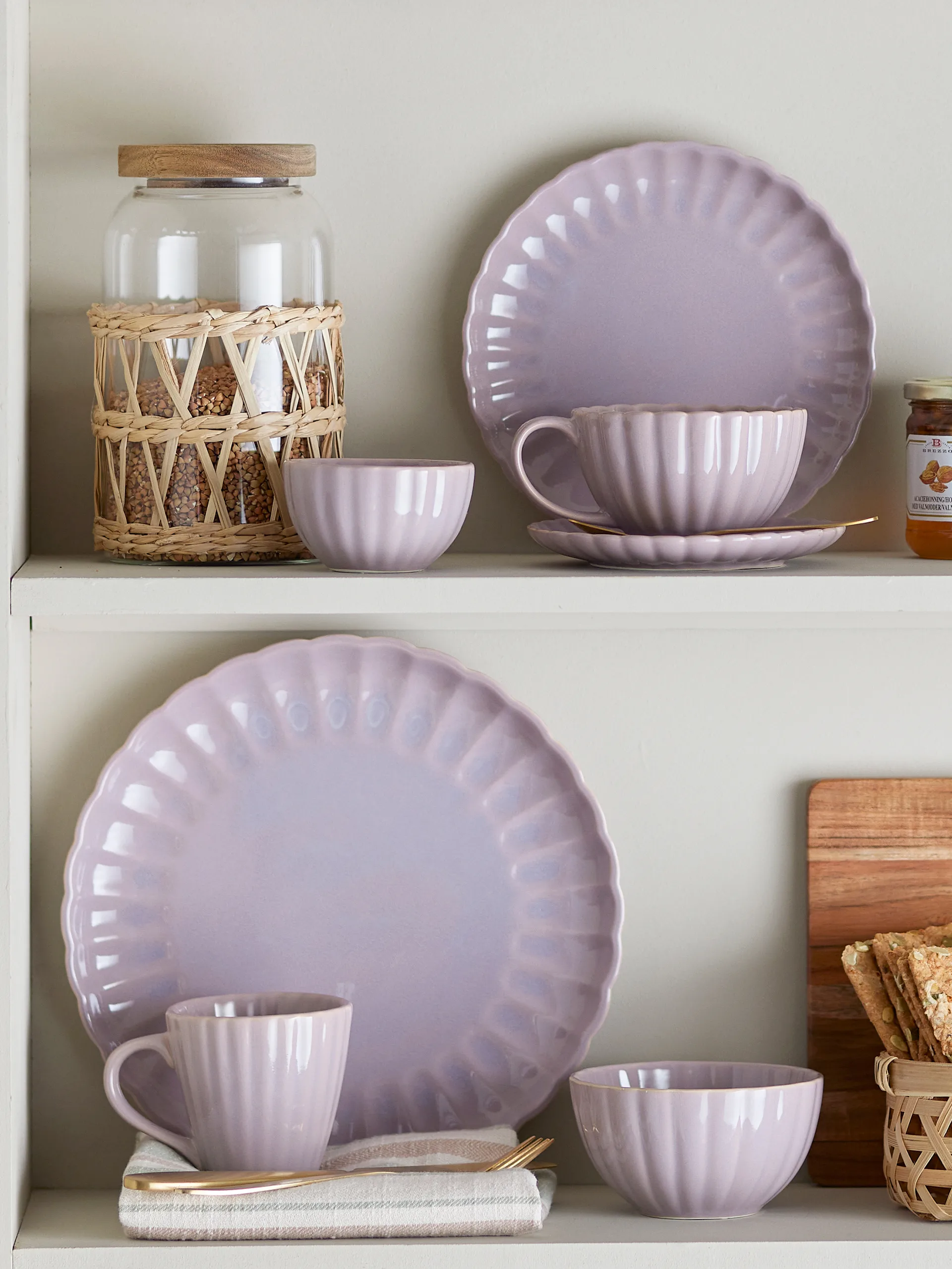 Tasse Latina 22 cl avec soucoupe, Rose Bloomingville