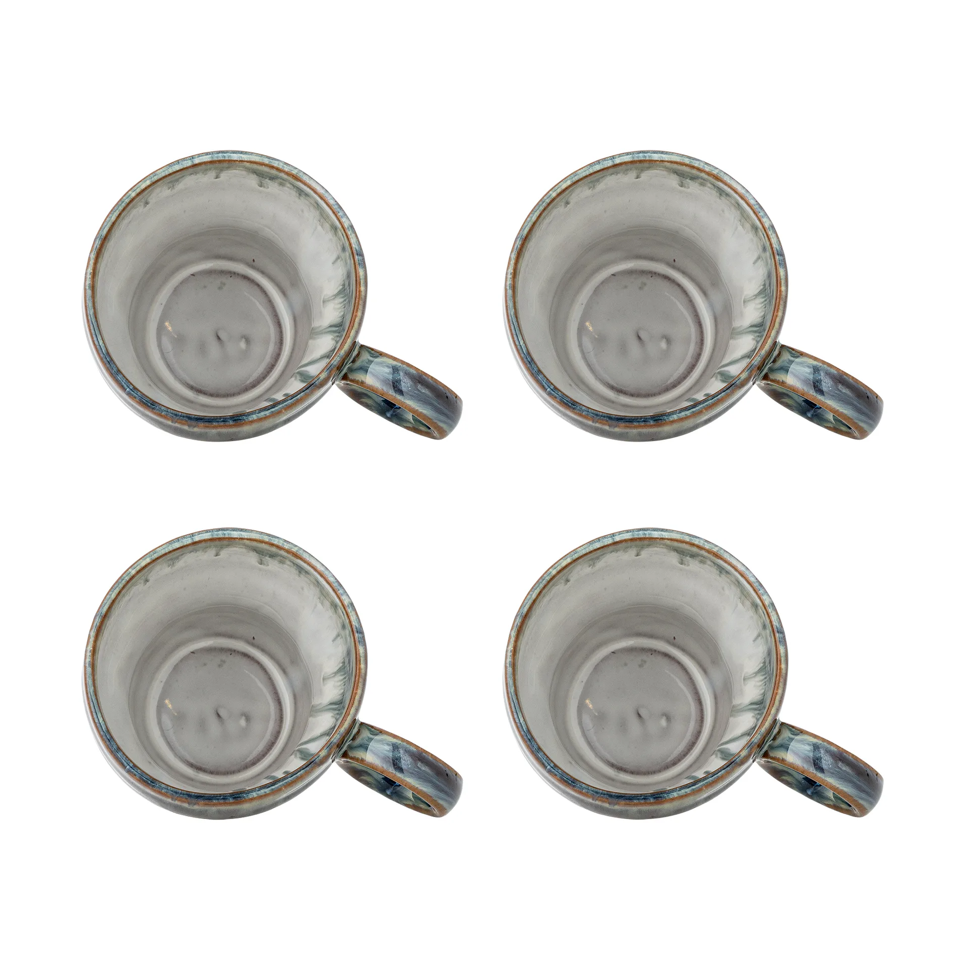 Tasse Nigel, lot de 4, Bleu Bloomingville